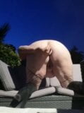 Mature anal dildo outdoors snapshot 2