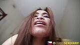 Eurosexdiary sexy tailandesa puta follada duro por gran polla europea snapshot 12