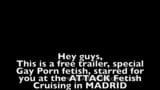 Attackboys Kevin Lauren zonder condoom geneukt door baron bij aanval Madrid snapshot 1