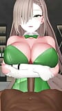 Asuna Boobjob - 6i - Purple Clothes Color Edit Smixix snapshot 12