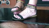 Lady Alegria's Footfetish-Milked In Summer Sandals snapshot 9