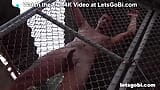 LetsGoBi Mistress Yae Triplex Keeps her Bi Boys in a Cage snapshot 2