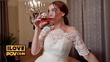 POV - Sexy bride to be Luxury Girl craves your company after running out on fiance snapshot 7