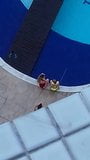 3 women at the pool (non-nude) - part II snapshot 11