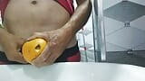 Masturbation with an orange, it's very tasty and juicy, try it snapshot 4