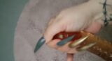Dildo HandJob with extrem Long nails snapshot 6