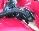 Outdoor gas mask latex lesbians snapshot 12