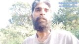 Outdoor Pissing in the middle of the jungle. Hot handsome face with beard boy Rajeshplayboy993 new public pissing video snapshot 10