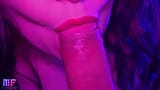 Gentle close-up blowjob with cum in mouth snapshot 3