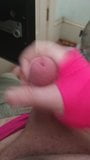 sitting and fapping wit pink arm warmer snapshot 8