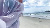 Big Tits MILF milked me right on the beach snapshot 7