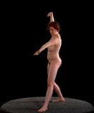 Mariele - Redhead art Model posing nude as reference snapshot 1