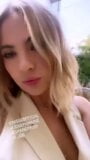 Ashley Benson. Vidéo selfie sexy, expose le téton snapshot 2