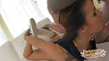 Blushing Brunette Lyla Dean Throat and Pussy Fucked By Date! snapshot 15