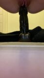 Fucking my big black dildo snapshot 4