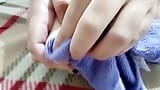 Chubby Latina Takes Care of Her Nails snapshot 2