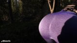 Novia chupa una polla enorme y folla a lo perrito en el bosque - pov snapshot 12