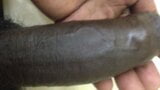 Jerking Off Black Cock and Cum In Bathroom  (Black Gay) snapshot 6