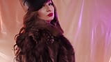 Asmr Mistress: Fur Coat Fetish, Clowly Erotic Movements and Leather Gloves Close Ups (arya Grander) snapshot 8