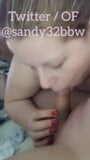 Bbw milf - pijpbeurt en neuken met sperma in het gezicht snapshot 1