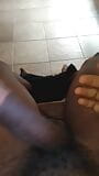 Black ebony cum on his hand snapshot 8