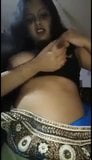 Indian housewife displaying her big assets snapshot 10