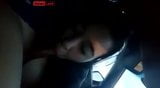 Asian gives blowjob in a car snapshot 4