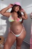 Горячее беременное бикини тело Demi Diamandis snapshot 9