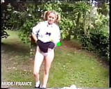 A college girl with blond duvets gets fucked on the lawn. snapshot 10