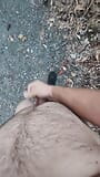 Walking nude on a trail. snapshot 4