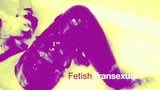 Wet Rubber Bath with FetishTransexual snapshot 10