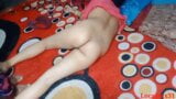 desi sexy red panty bhabhi xxx videos with farmer in hotel room  snapshot 6