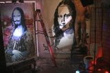 Brent Ray Fraser Penis Paints Da Vinci's Mona Lisa snapshot 19