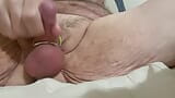 Stroking with Cockrings on Bed snapshot 9