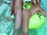 Hot blonde fucked in the pool snapshot 7