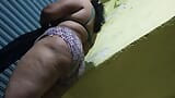 My Indian stepmom dress remove and saree wear my front side I see and record video snapshot 3