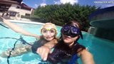 Vodichkina and Farkas underwater hot lesbians snapshot 7