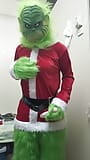 Christmas Grinch cosplay vibrates orgasm until moanibg loudly snapshot 8