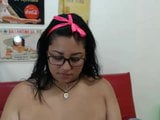 Saggy chubby latina with glasses snapshot 8