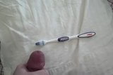 Cum on Wife's Cousin's Toothbrush and Pillow snapshot 2