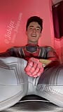 Stroking My Massive Cock In Super Hero Costumes Before Shooting A Huge Load snapshot 4