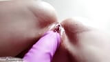 Pussy masturbation with a vibrator, bottom view - amateur Lalli_Puff snapshot 13