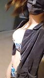 Very risky !!! Exhibitionist Gina being nasty at school snapshot 9