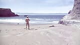 Bersiar-siar di pantai bogel Bonny Doon di ca snapshot 2