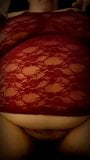 Bbw Femme Seins Et Dentelle Rouge 1 snapshot 1