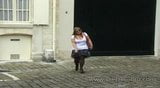 Three fat amateur french matures in a blowbang snapshot 4