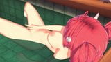 Ironmouse masturbating while taking a bath - Vtuber Hentai. snapshot 9