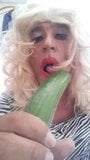 Tv bernadette sucks a cucumber  mmhh ahh snapshot 5