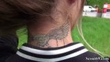 Cercetașă germană - adolescentă tatuată slabă Monika seduce să se fută tare snapshot 10