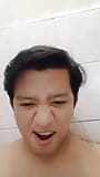 Kraken - Asia Gay Teen Jerks off Under the Shower (with Hot Moaning) snapshot 1